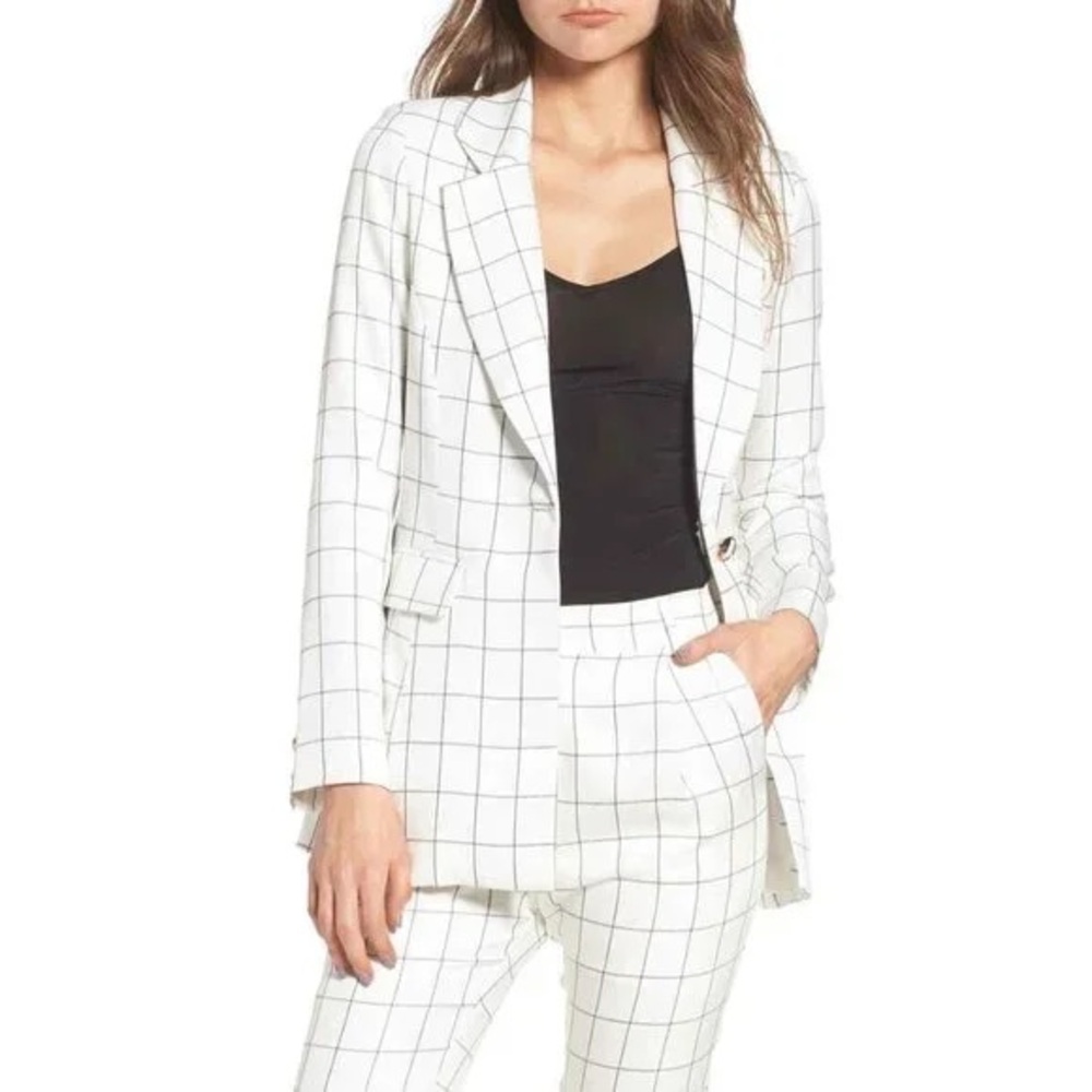 Chriselle x J.O.A. Plaid Blazer Size XS